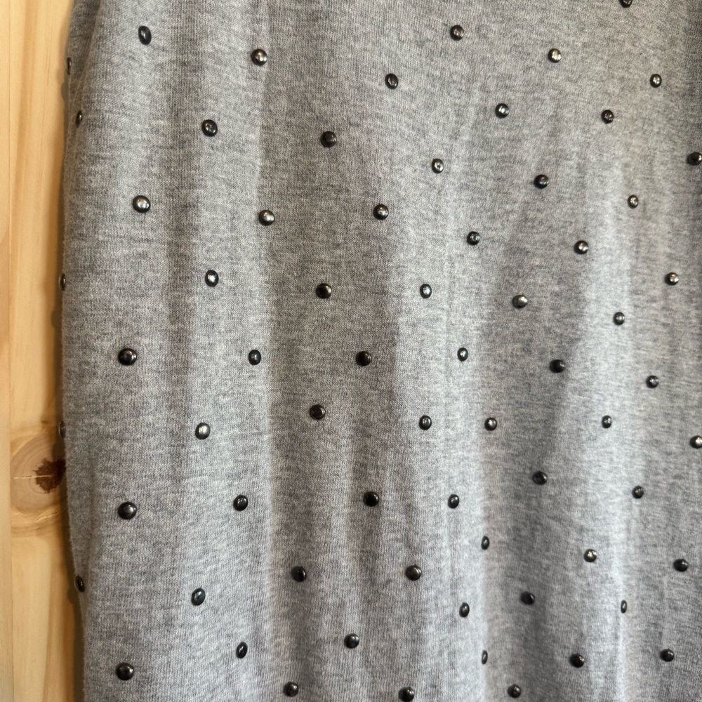 Kirrily Johnston Australia Gray Sleeveless Bodycon Studded Mini Dress AUS 12/M - Picture 9 of 10